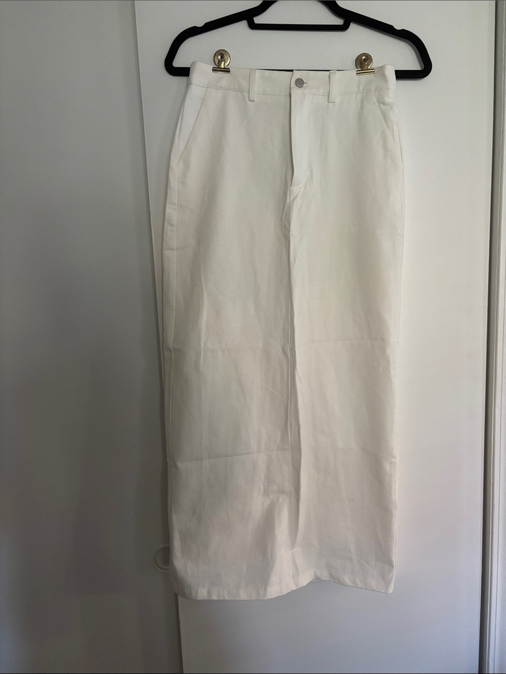 Commense Parisian Slit Maxi Skirt White size small - Picture 4 of 6